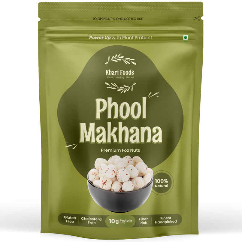 Khari Foods Phool Makhana / Fox Nuts | Premium Dry Fruits