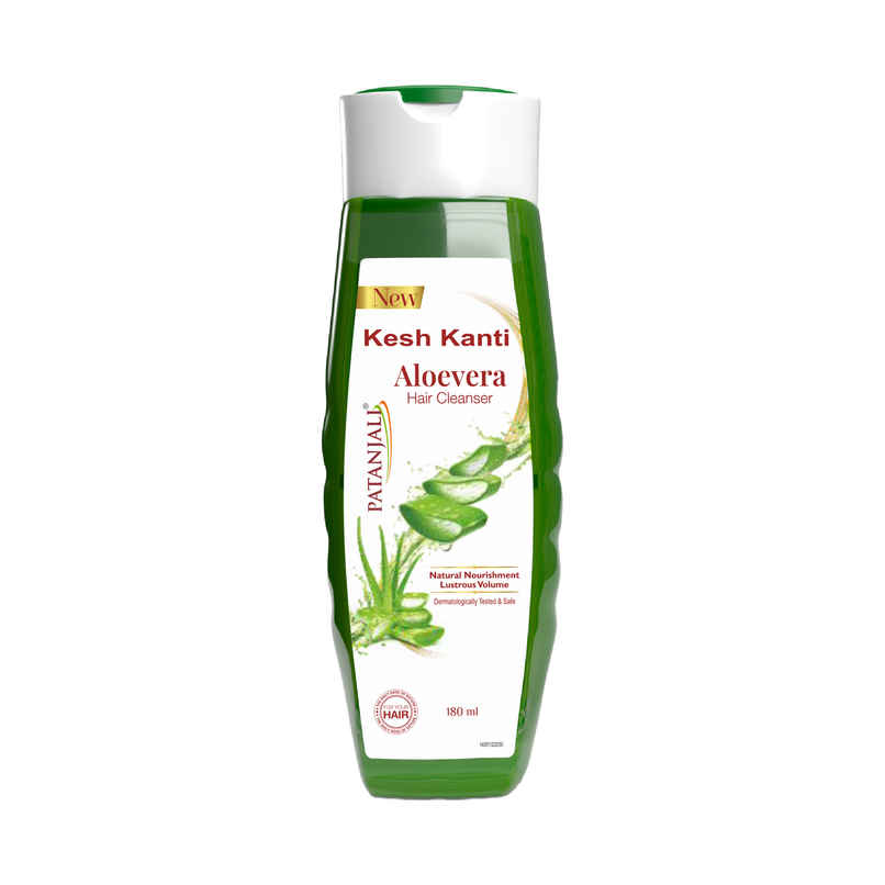 Patanjali Kesh Kanti Aloe Vera Hair Cleanser Shampoo Scalp Cleansers for Soft and Thick Hair Patanjali Kesh Kanti Aloe Vera Hair Cleanser Shampoo Scalp Cleansers for Soft and Thick Hair