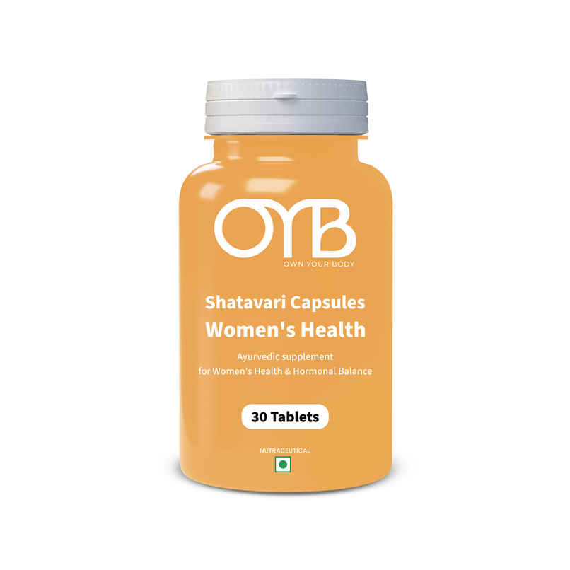 OYB Shatavari Tablets for Women's Health & Hormonal Balance | 30 Tablets | OYB Shatavari
