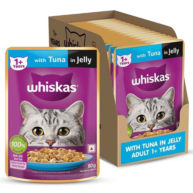 Whiskas Adult Tuna in Jelly Wet Cat Food