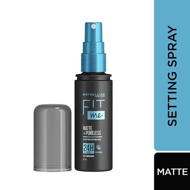 Maybelline Fit Me Matte + Poreless Setting Spray | Transfer-proof, 24H Oil-Control | Witch Hazel