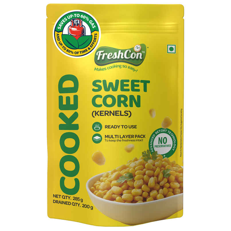 Freshcon Cooked Sweetcorn Kernel