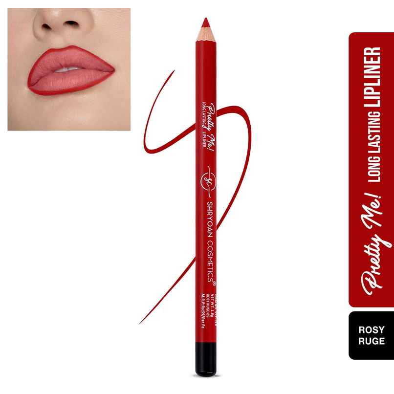 Shryoan Pretty Me Bold Lipliner & Eye Liner Pencil - Rosy Ruge Shryoan Pretty Me Bold Lipliner & Eye Liner Pencil - Rosy Ruge