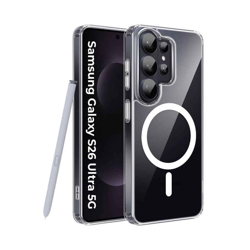 Artistque Case For Samsung Galaxy S26 Ultra 5G Back Cover | Transparent Clear Magsafe Cover