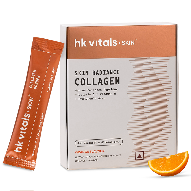 hk vitals Skin Radiance Marine Collagen Supplement Orange Pack of 7 hk vitals Skin Radiance Marine Collagen Supplement Orange Pack of 7