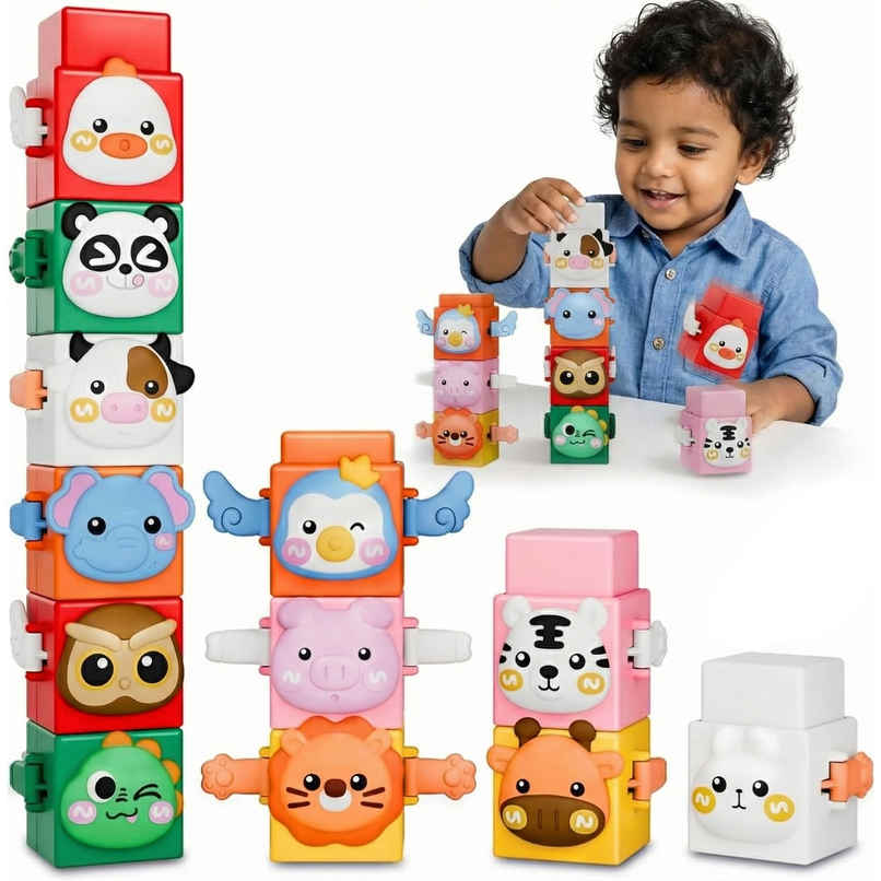Kidology Animal Stacking Cubes Set