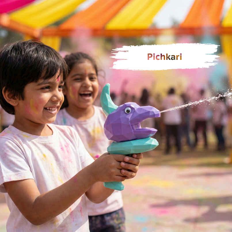 Tota Dragon Zoo Holi Pichkari | Assorted
