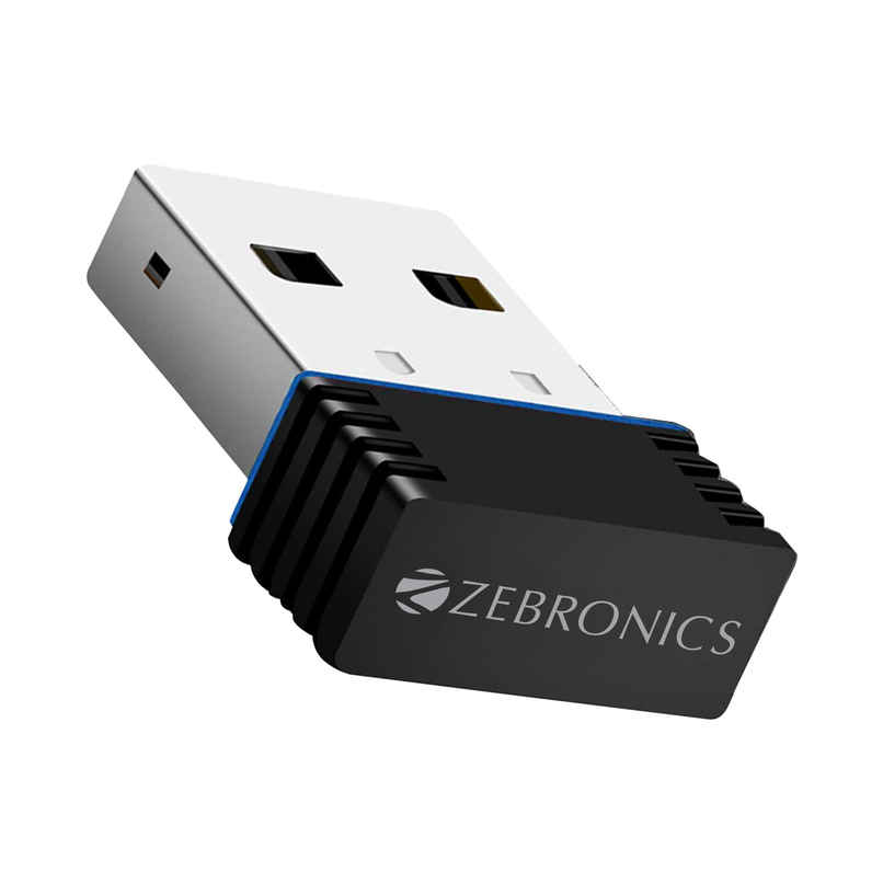 Zebronics USB150WF1 WiFi USB Mini Adapter Supports 150 Mbps