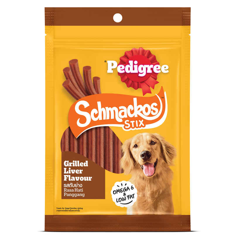 Pedigree Schmackos Stix Adult Dog Treat Grilled Liver Flavour Pedigree Schmackos Stix Adult Dog Treat Grilled Liver Flavour