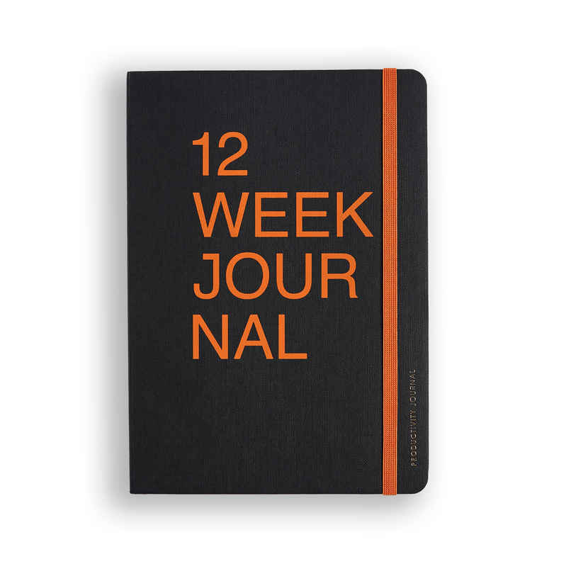 myPAPERCLIP 12 Week Journal, Productivity | Black