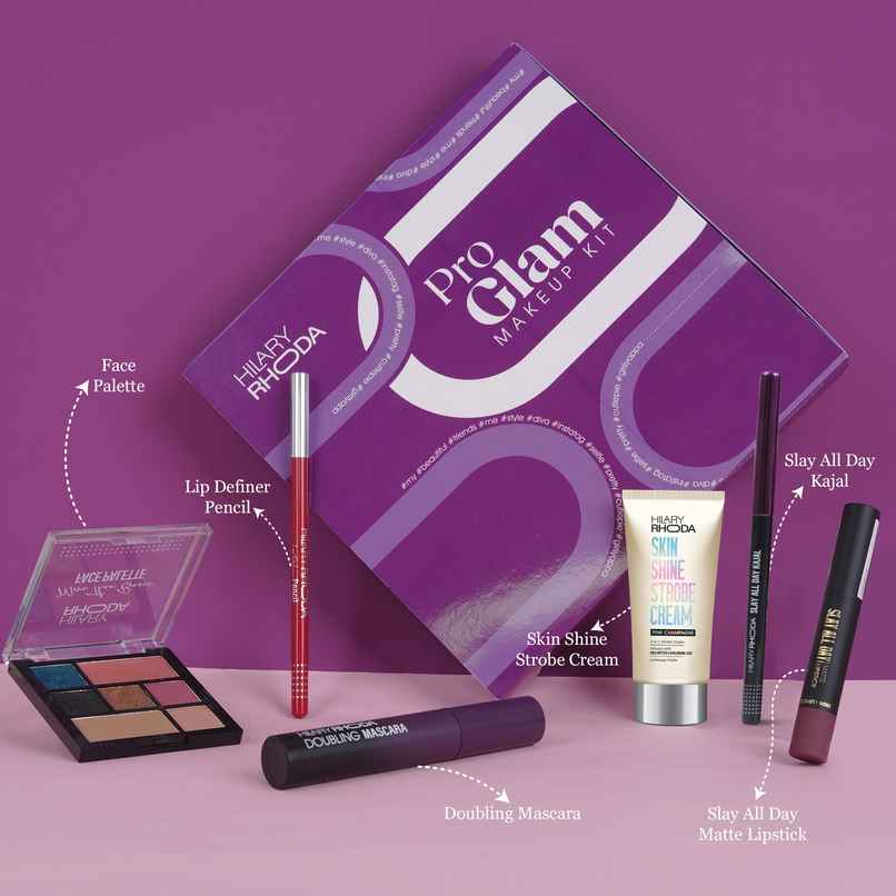 Hilary Rhoda Pro Glam Makeup Kit | Makeup Combo Kit | Makeup Kit for WomenAll skin types Hilary Rhoda Pro Glam Makeup Kit | Makeup Combo Kit | Makeup Kit for WomenAll skin types