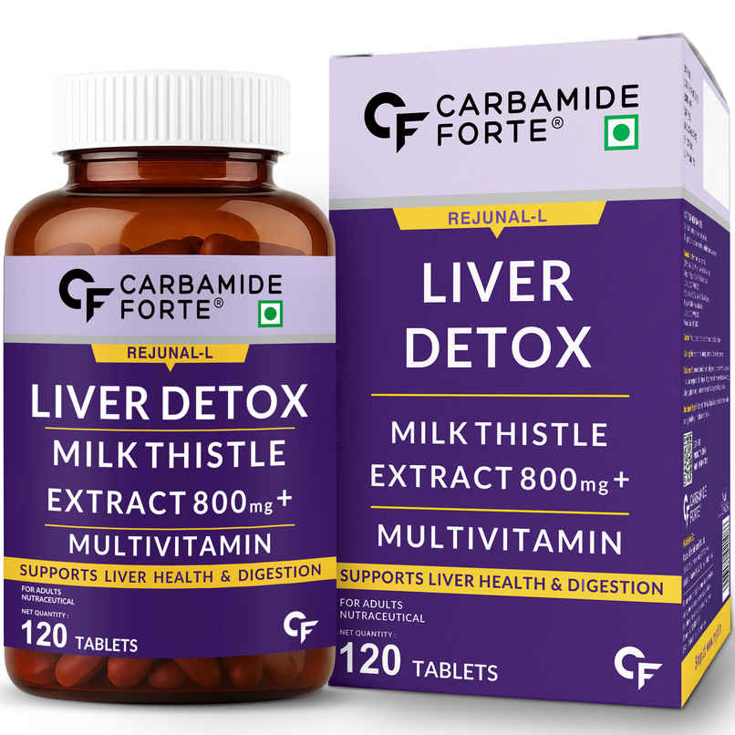 Carbamide Forte Liver Detox Supplement with Milk Thistle | 800mg Milk Thistle Extract (30:1) 120 tab Carbamide Forte Liver Detox Supplement with Milk Thistle | 800mg Milk Thistle Extract (30:1) 120 tab