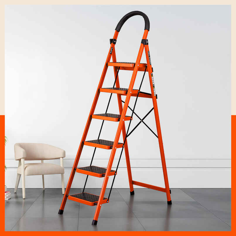 Bathla Everest 6 Step Steel Ladder Bathla Everest 6 Step Steel Ladder