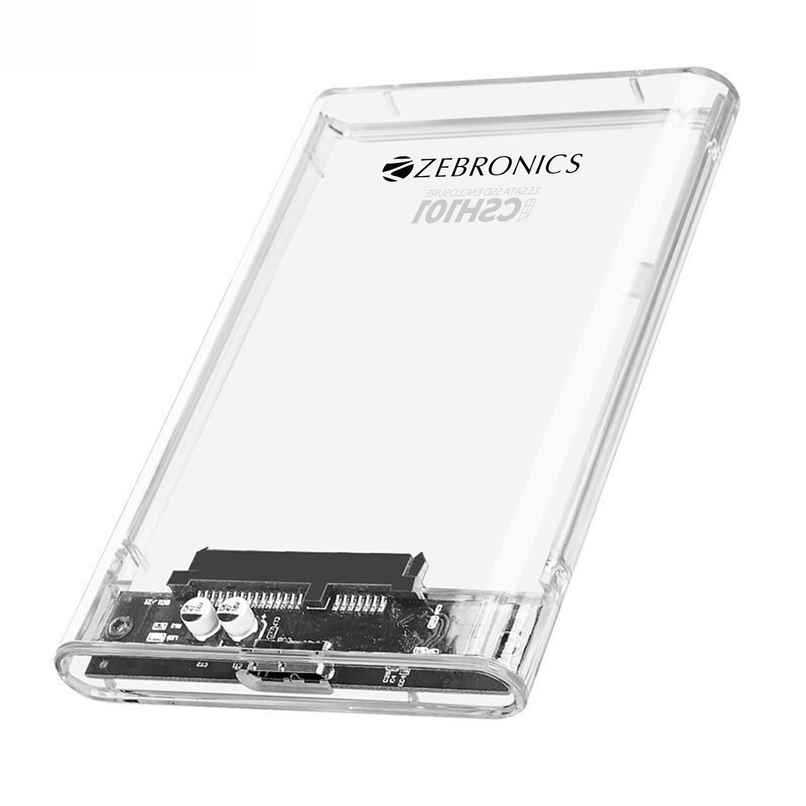 Zebronics CSH101 2.5" SSD/HDD Enclosure, 4TB Storage, 5Gbps Speed, USB-Micro B Connector Zebronics CSH101 2.5" SSD/HDD Enclosure, 4TB Storage, 5Gbps Speed, USB-Micro B Connector