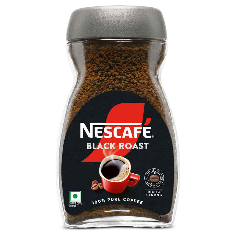 Nescafe Black Roast Instant Coffee | Rich & Strong