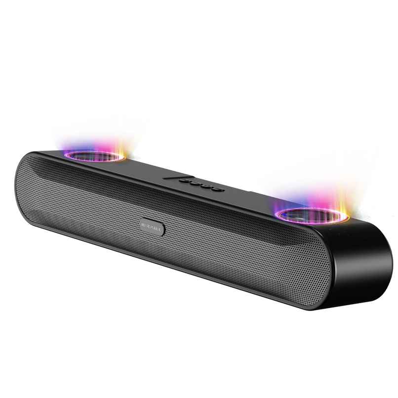 Nu Republic Partybox161 | 10H Playtime | 52mm Driver | RGB Lights | 16W Bluetooth Soundbar - Black Nu Republic Partybox161 | 10H Playtime | 52mm Driver | RGB Lights | 16W Bluetooth Soundbar - Black