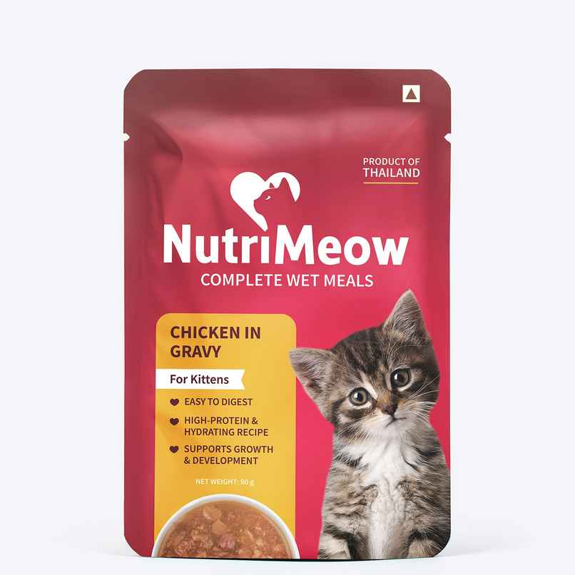 NutriMeow Chicken in Gravy Kitten Wet Food NutriMeow Chicken in Gravy Kitten Wet Food