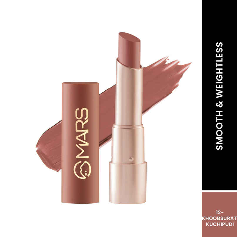 MARS Cosmetics Creamy Matte Long Lasting Lipstick For Women | 12-Khoobsurat Kuchipudi MARS Cosmetics Creamy Matte Long Lasting Lipstick For Women | 12-Khoobsurat Kuchipudi