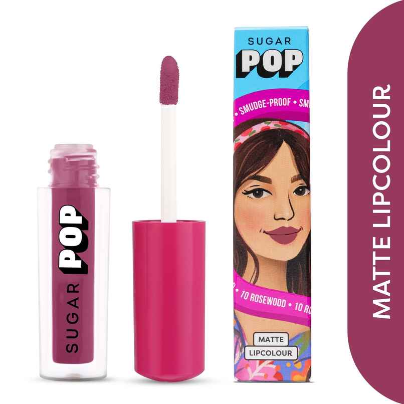SUGAR POP Liquid Lipstick | Rosewood | 100% Vegan, Cruelty Free, Paraben Free