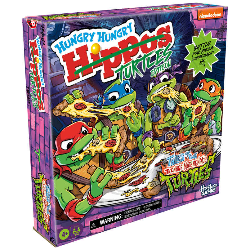 Hasbro Hungry Hungry Hippos Teenage Mutant Ninja Turtles Hasbro Hungry Hungry Hippos Teenage Mutant Ninja Turtles