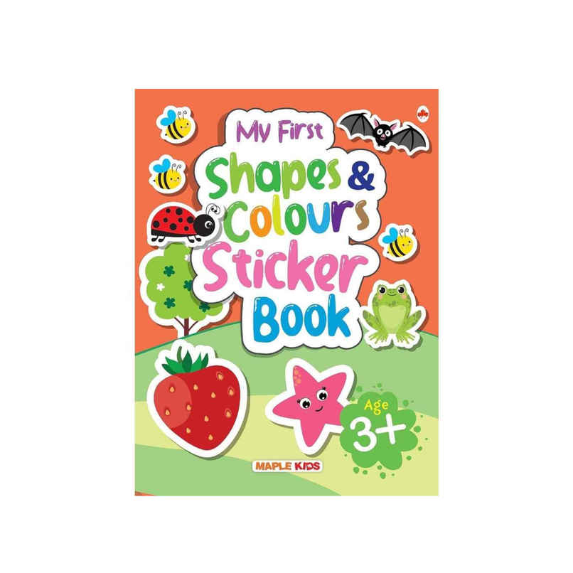 My First Sticker Book Shapes and Colours - Activity Book Kids with 100+stickers -Age 3+