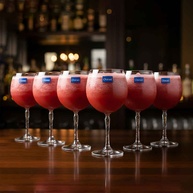 Ocean Connexion Gin Cocktail Glass | Set of 6 - 600 ml