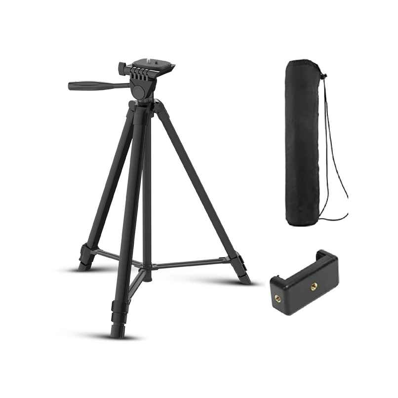 Digitek Dtr 480Lw 57 Inch Portable Aluminium Alloy Tripod With Smartphone Holder & 360� Ball Head Digitek Dtr 480Lw 57 Inch Portable Aluminium Alloy Tripod With Smartphone Holder & 360� Ball Head