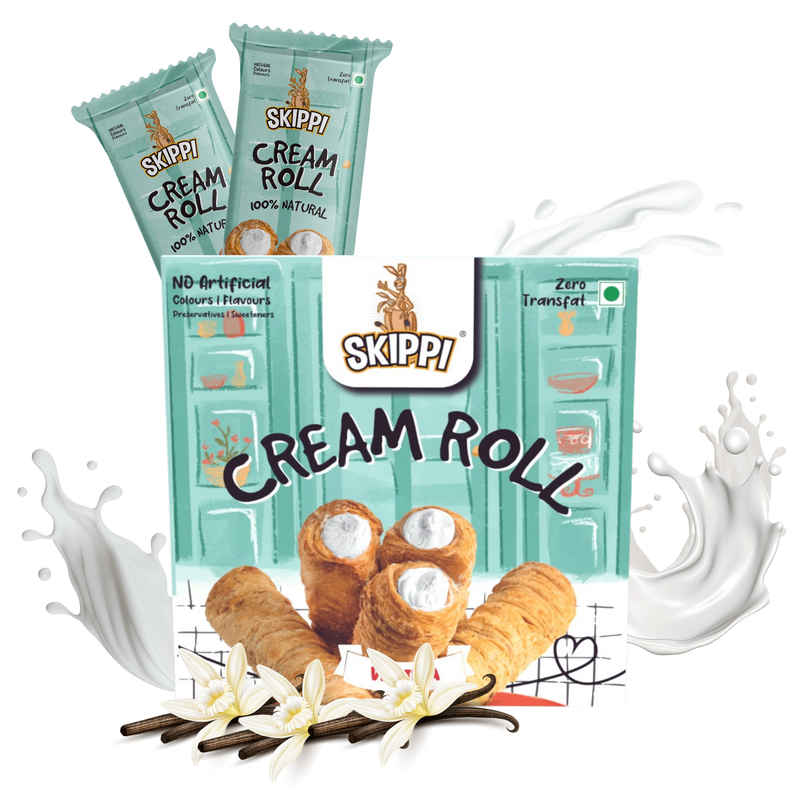 Skippi Icepops Sweet Vanilla Cream Roll Skippi Icepops Sweet Vanilla Cream Roll
