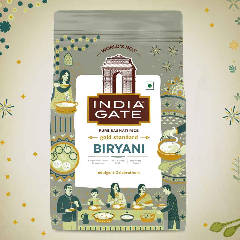 India Gate Biryani Gold Standard Basmati Rice | Perfectly Aged