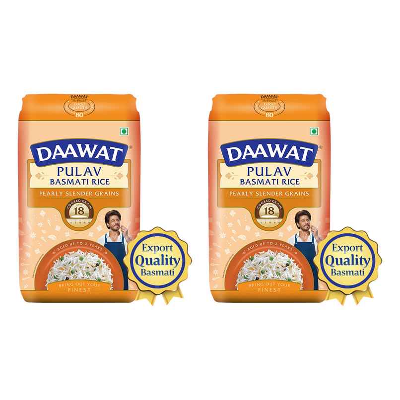 Daawat Pulav Basmati Rice | Long Grain Combo