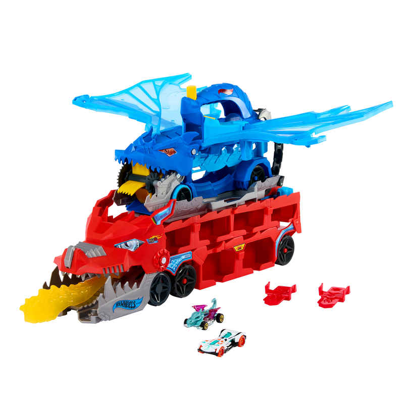 Hot Wheels Ultimate Dual Dragon Transporter with Cars Hot Wheels Ultimate Dual Dragon Transporter with Cars