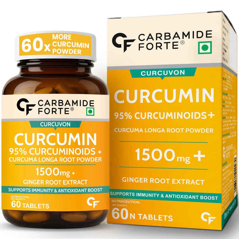 Carbamide Forte Curcumin Tablets with Piperine and 95% Curcuminoids | Anti inflammatory Supplement Carbamide Forte Curcumin Tablets with Piperine and 95% Curcuminoids | Anti inflammatory Supplement