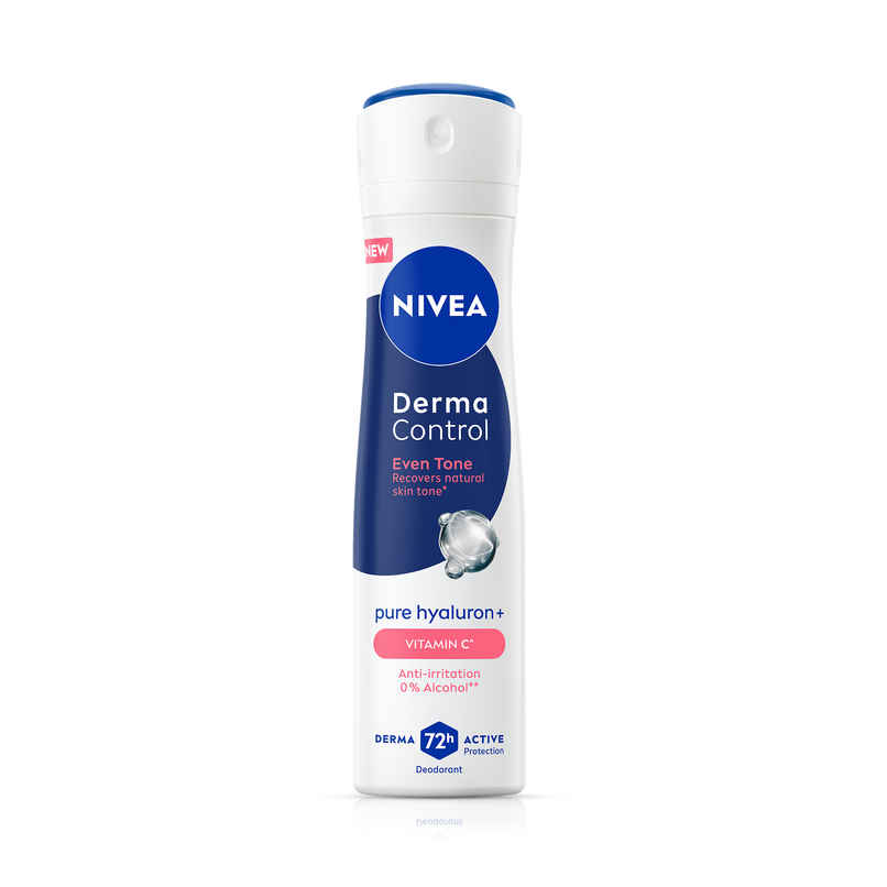 NIVEA Derma Control Eventone Alcohol Pure Hyaluron and VitC Underarm Deo SprayWomen