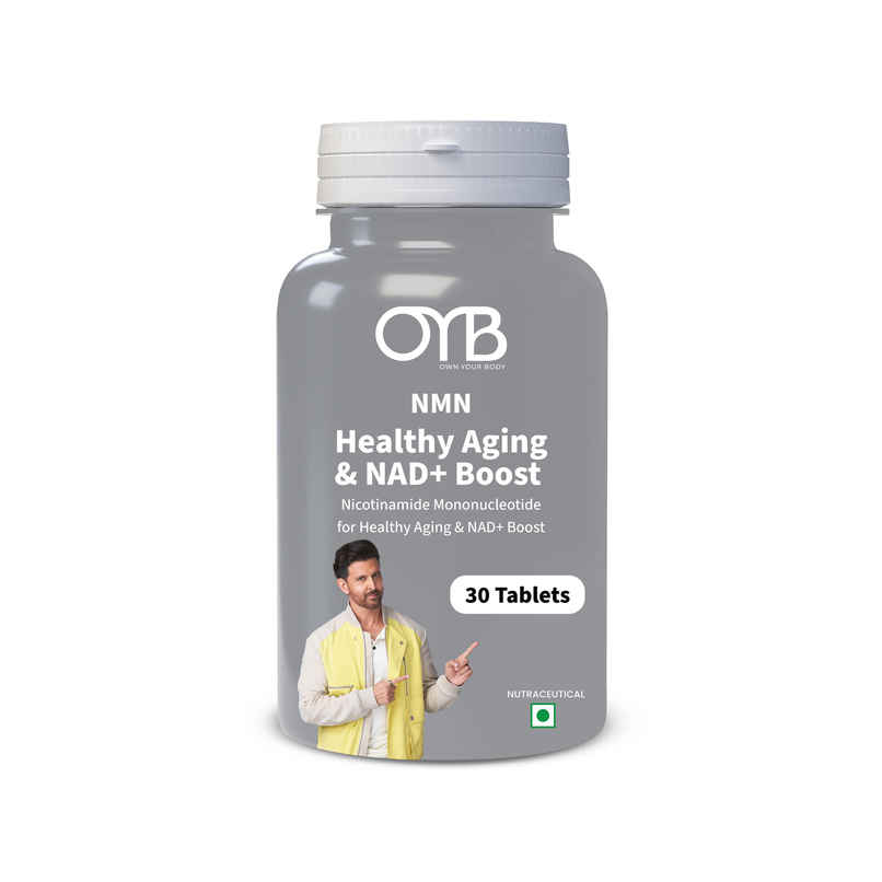 OYB NMN Anti-Aging Tablets with Nicotinamide Mononucleotide for NAD+ Boost | 30 Tablets | OYB NMN OYB NMN Anti-Aging Tablets with Nicotinamide Mononucleotide for NAD+ Boost | 30 Tablets | OYB NMN