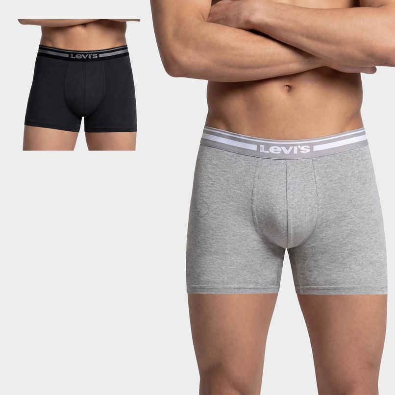 Levi's 003 Men Solid Pure Cotton Trunks with Anti-Roll Waistband & 3D Pouch Levi's 003 Men Solid Pure Cotton Trunks with Anti-Roll Waistband & 3D Pouch