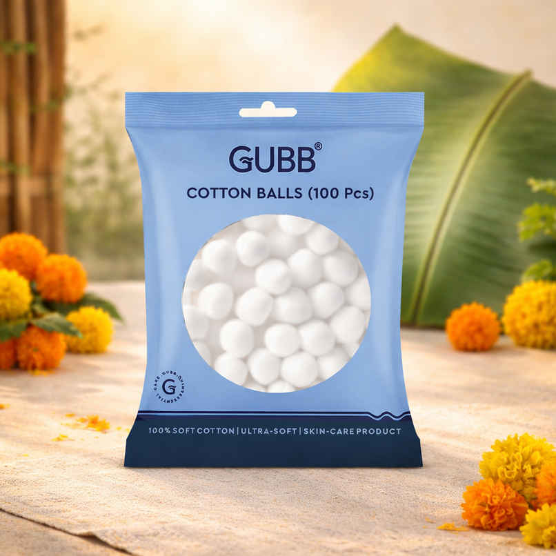 GUBB USA White Cotton Balls | Personal Care