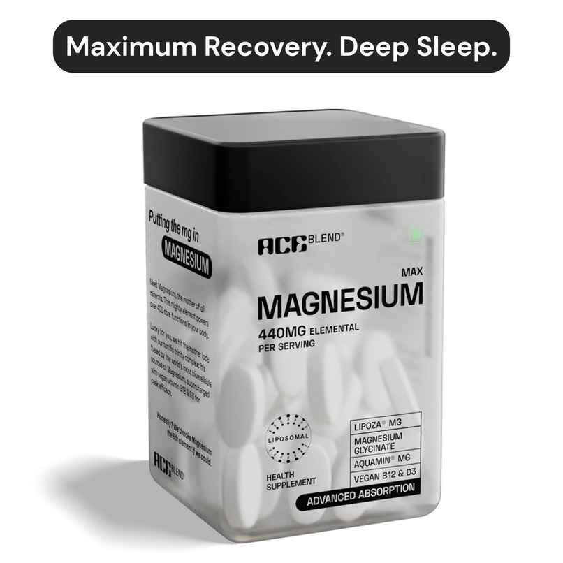 Ace Blend Max Magnesium Tablets | Muscle Recovery & Sleep Support Supplement Ace Blend Max Magnesium Tablets | Muscle Recovery & Sleep Support Supplement