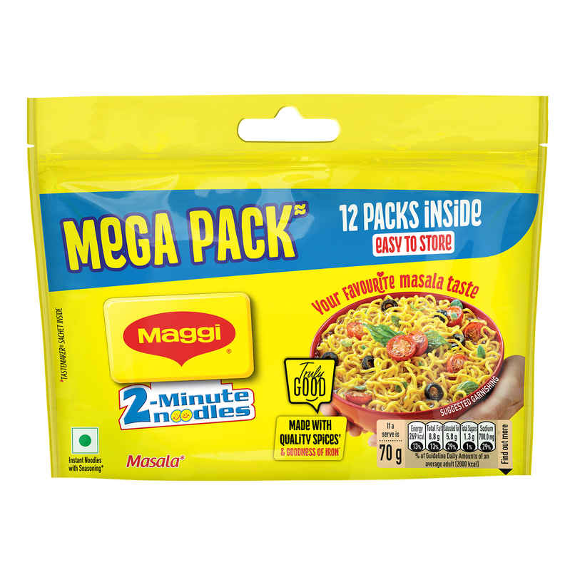 MAGGI 2-Minute Instant Noodles | Masala Noodles | Made With Quality Spices MAGGI 2-Minute Instant Noodles | Masala Noodles | Made With Quality Spices