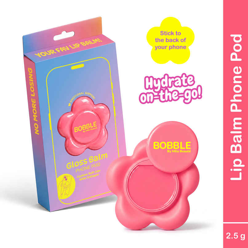 Mila Beaute Bobble Gloss Balm Phone Pod with Peptide & Collagen - Watermelon Bite Mila Beaute Bobble Gloss Balm Phone Pod with Peptide & Collagen - Watermelon Bite