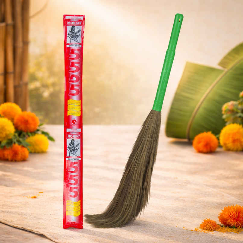 Monkey 555 Regular Grass Broom | Natural Grass Broom