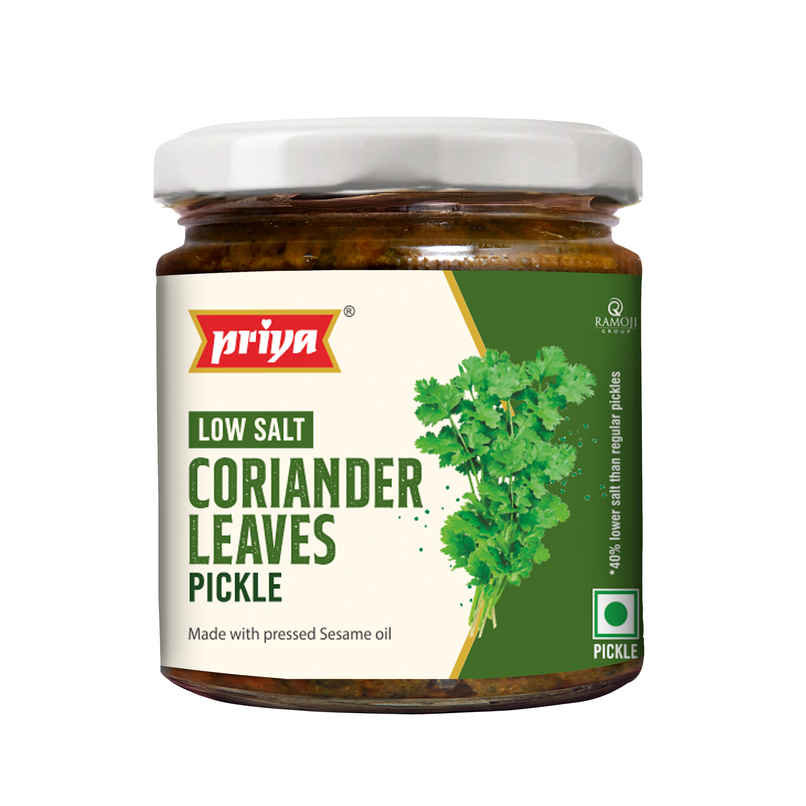 Priya Low Salt Coriander Pickle