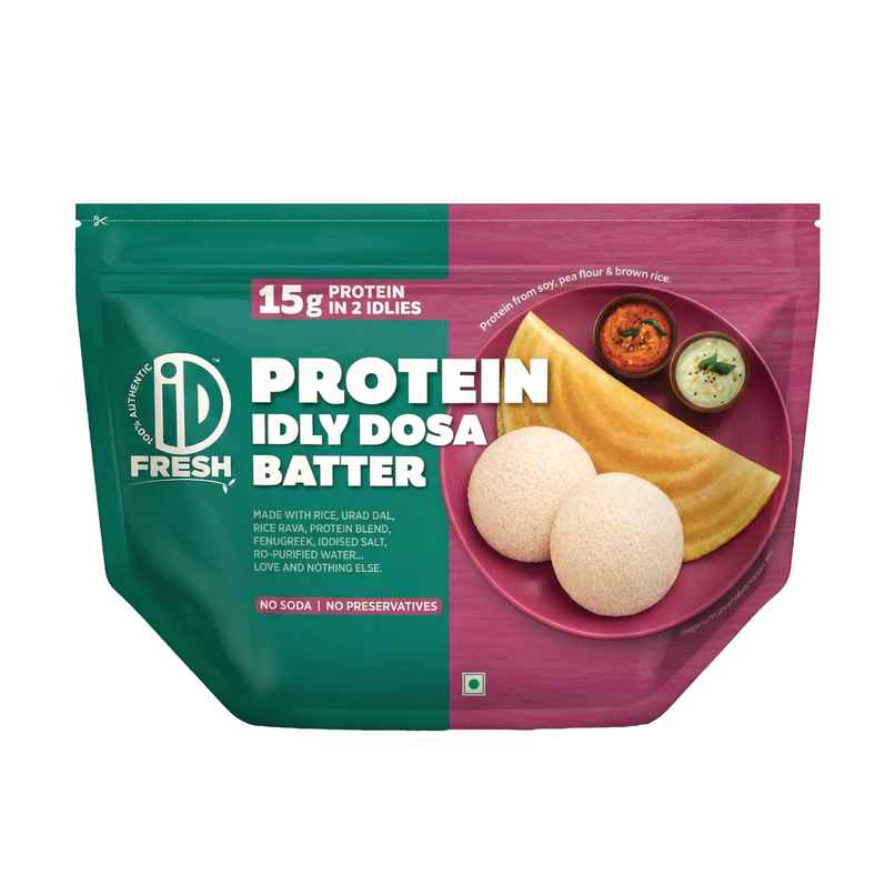 iD Fresh Protein-Rich | 75g Protein | Idly & Dosa Batter iD Fresh Protein-Rich | 75g Protein | Idly & Dosa Batter