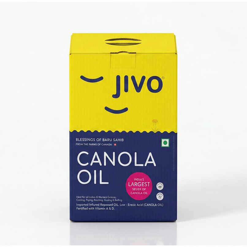 Jivo Refine Canola Oil Tin Jivo Refine Canola Oil Tin