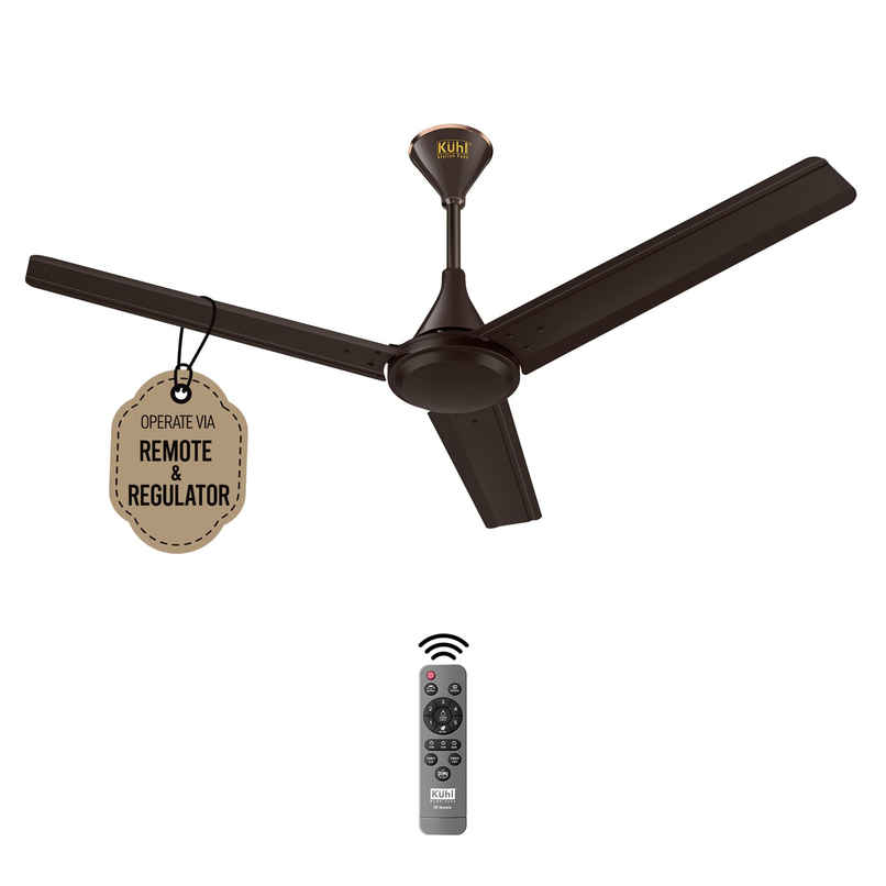 Kent KUHL Fest B1 1200MM Power Saving BLDC Ceiling Fan | 28W | Saves Upto 65% Electricity | Espresso