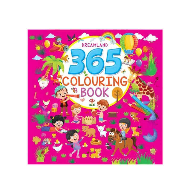 Dreamland 365 Colouring Book for Kids | Creative Fun & Painting Book | Drawing & Coloring Art Book