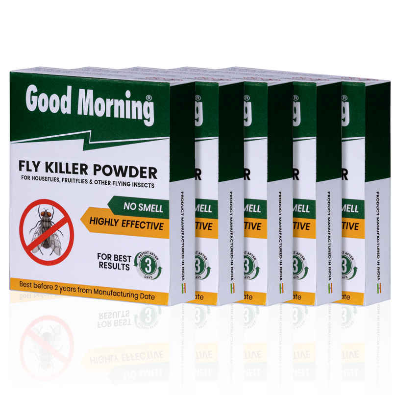 Fly Killer Powder, Makes 5 Liters - 20 Grams |Pack of 5 Fly Killer Powder, Makes 5 Liters - 20 Grams |Pack of 5