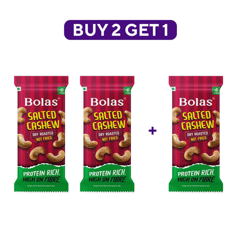 Bolas Salted Cashews | Nut Snack Combo