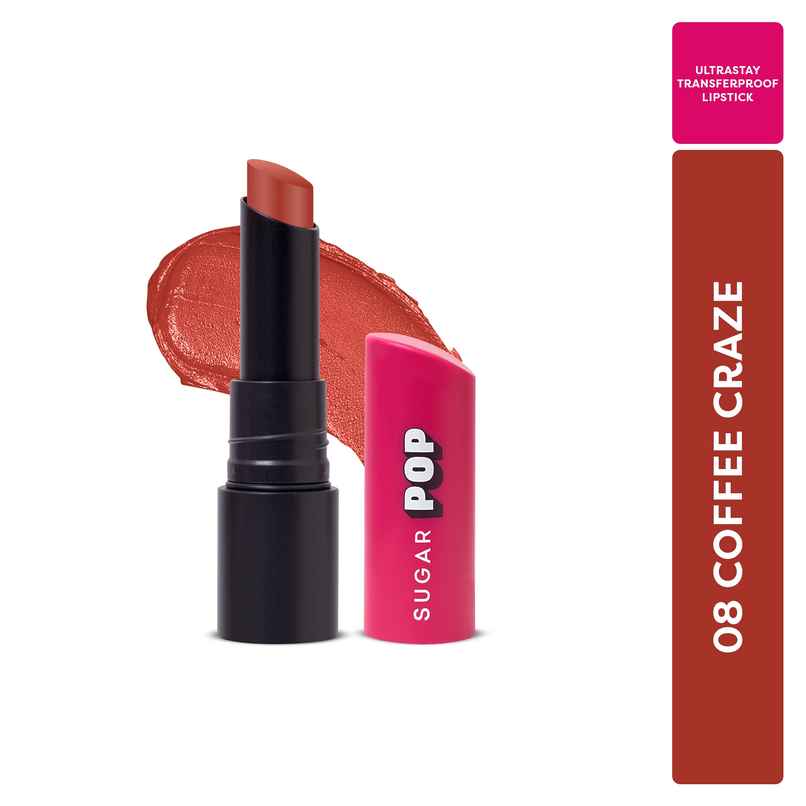 SUGAR POP Ultrastay Transferproof Lipstick | 08 Coffee Craze