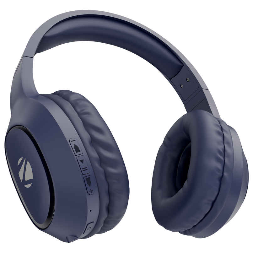Zebronics Thunder Neo Wireless Over-Ear Headphone, 60Hr Backup, Bt 5.4, Gaming, Deep Bass, Blue