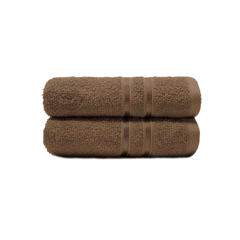 Mytrident Cotton Hand Towel | 400 GSM | Gym Towel Set - Coconut Shell
